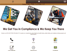Tablet Screenshot of hvsafety.com